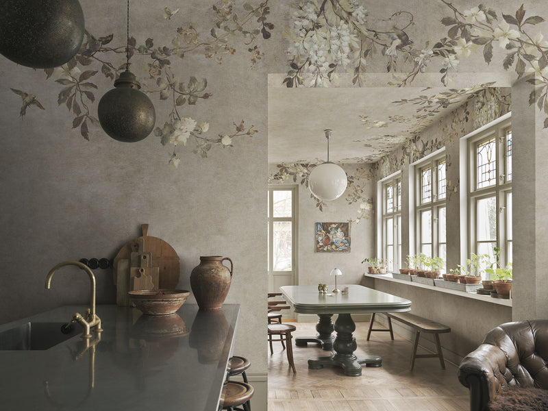 S10829 Luca Rectangle Beige Mural by Sandberg