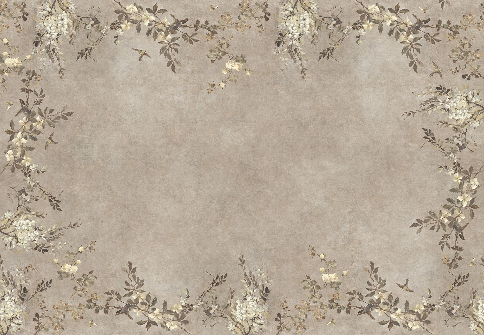 S10829 Luca Rectangle Beige Mural by Sandberg