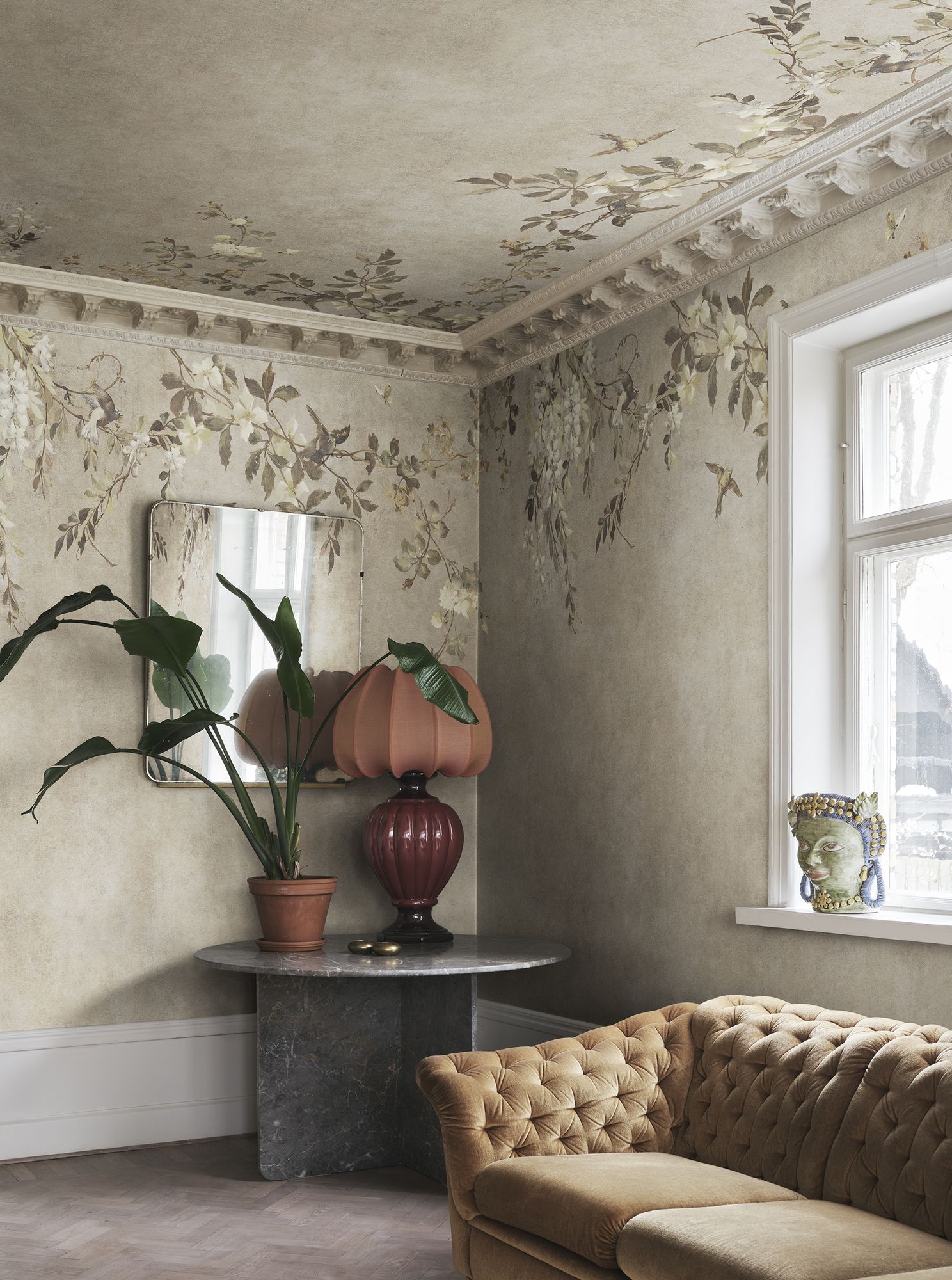 S10830 Luca Square Beige Mural by Sandberg
