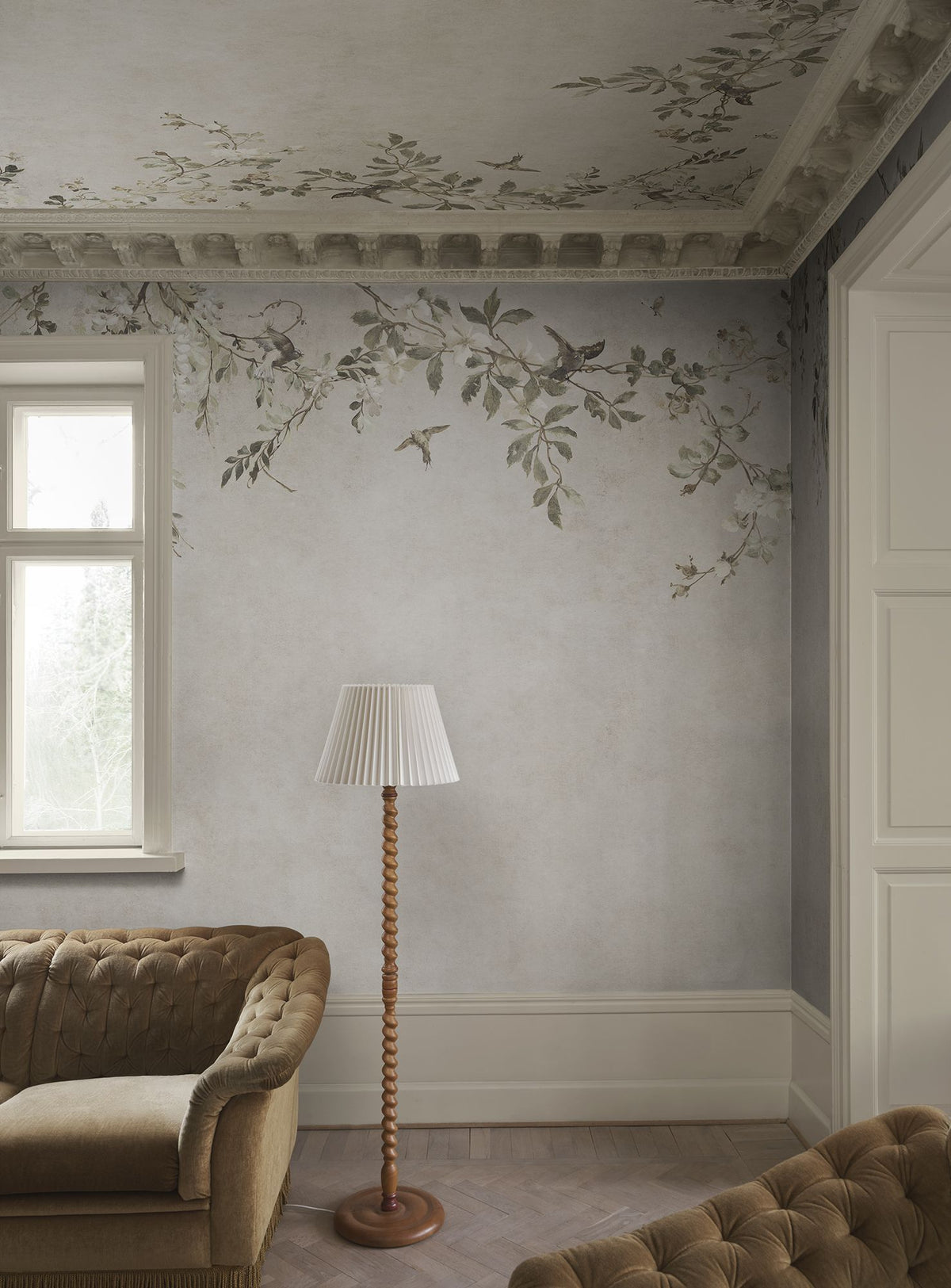 Luca Rectangle Sand Villa Como Mural by Sandberg