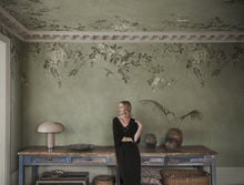 S10834 Luca Square Sage Green Mural by Sandberg