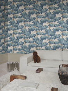 S10838 Alba Teal Wallpaper by Sandberg
