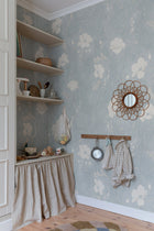 S11008 Poppy Light Blue Sandberg Edition Mural by Sandberg