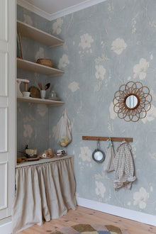 S11008 Poppy Light Blue Sandberg Edition Mural by Sandberg