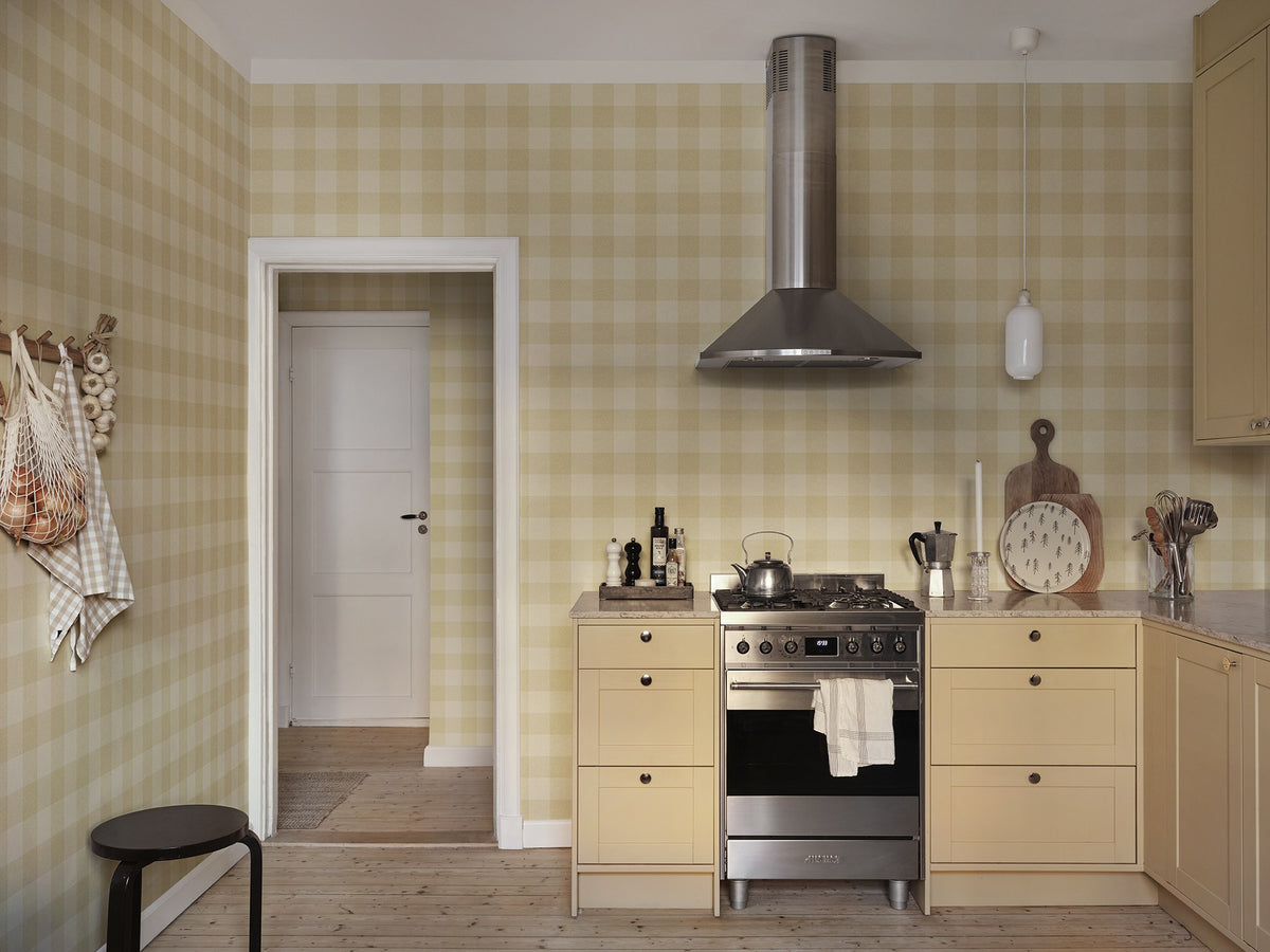 S11014 Lykke Yellow Villa Dalarö II Wallpaper by Sandberg