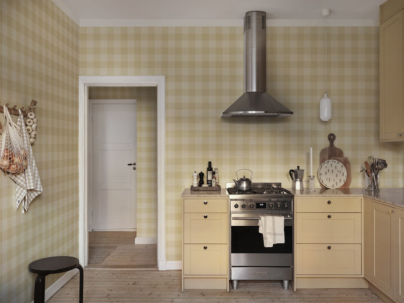 S11014 Lykke Yellow Villa Dalarö II Wallpaper by Sandberg