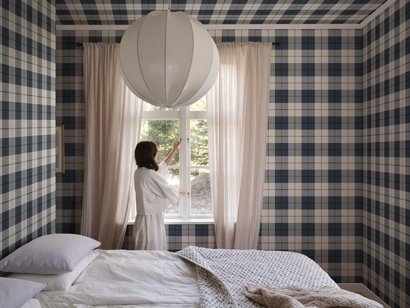 S11018 Ranold Classic Blue Heritage Wallpaper by Sandberg