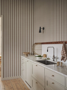 S11022 Henrik Brown Heritage Wallpaper by Sandberg