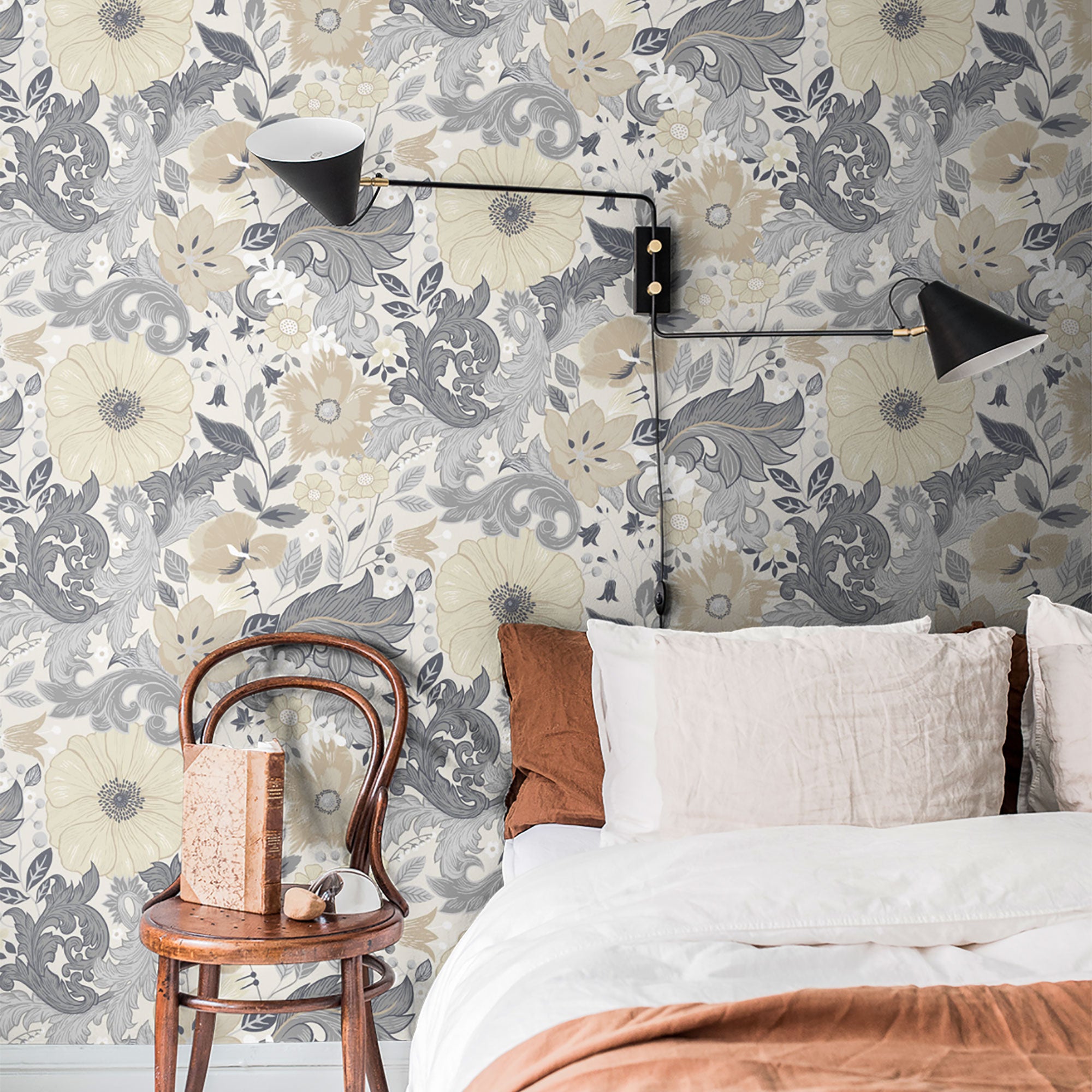 S13106 Victoria Sommarang White Wallpaper By Galerie