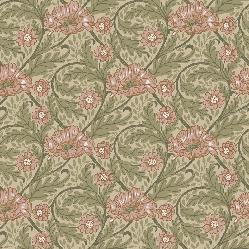 S13115 Esther Sommarang Green Wallpaper By Galerie