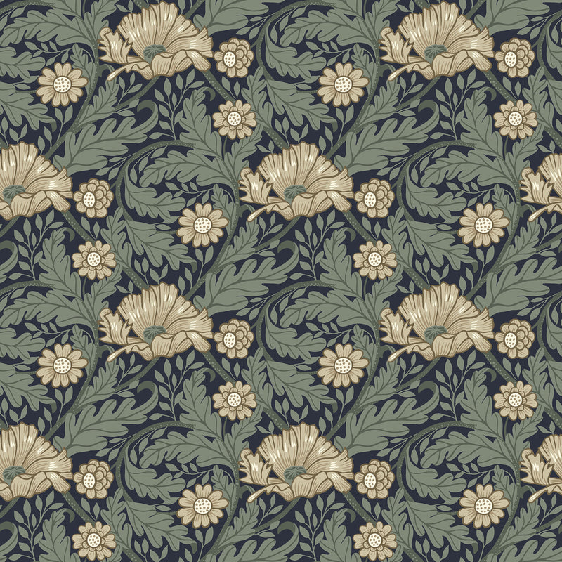 S13118 Esther Sommarang Blue Wallpaper By Galerie