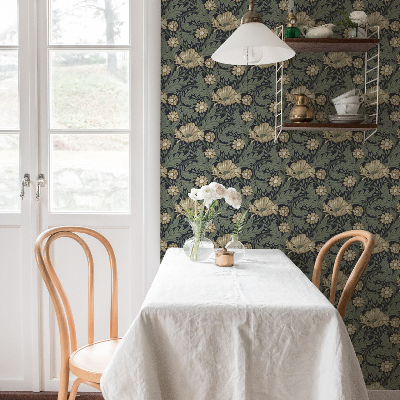 S13118 Esther Sommarang Blue Wallpaper By Galerie