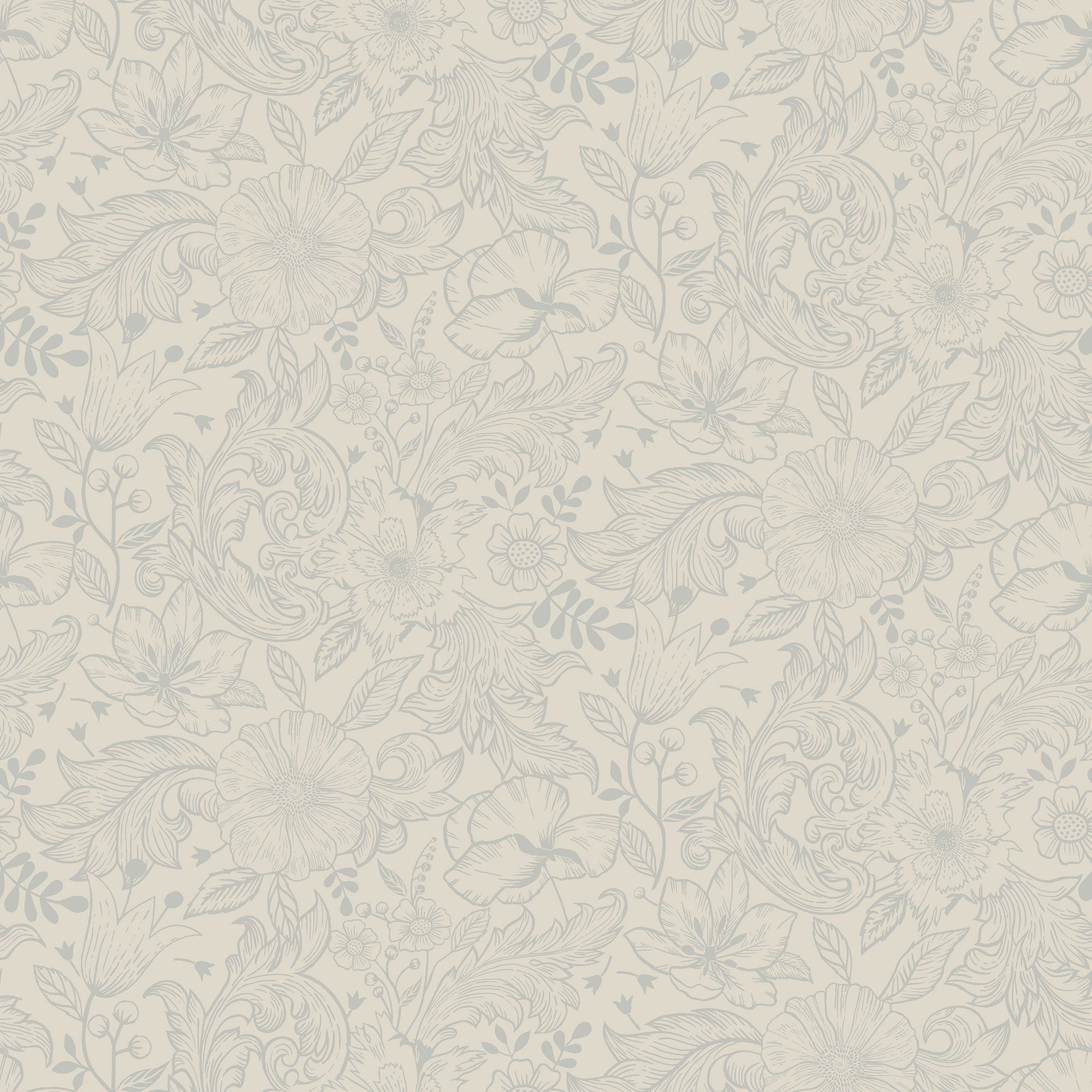 S13125 Wilma Sommarang White Wallpaper By Galerie