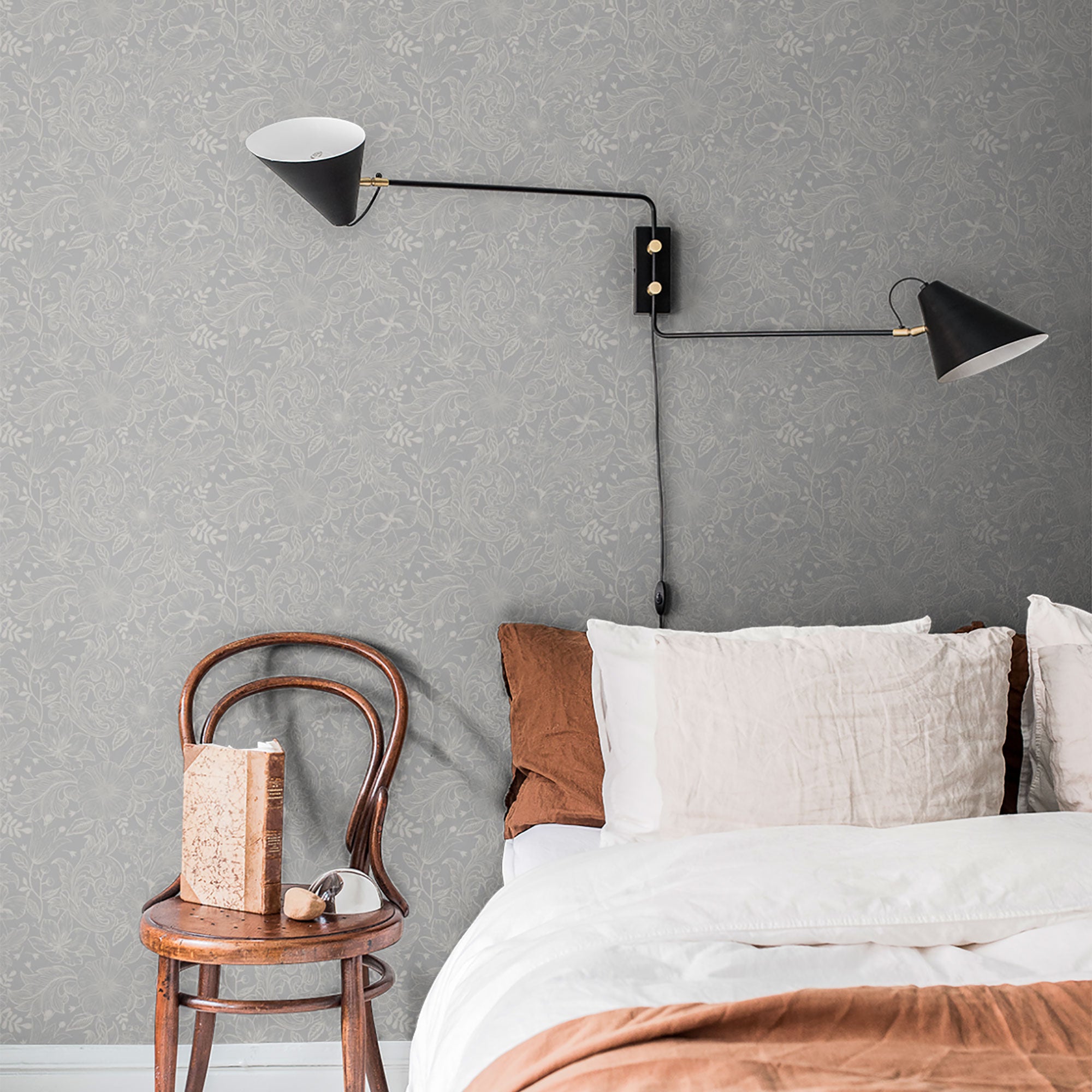 S13126 Wilma Sommarang Grey Wallpaper By Galerie