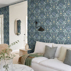 S24101 Froso Sommarang 2 Blue Wallpaper By Galerie