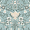 Ostanskar Sommarang 2 Turquoise Wallpaper By Galerie