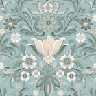 S24111 Ostanskar Sommarang 2 Turquoise Wallpaper By Galerie