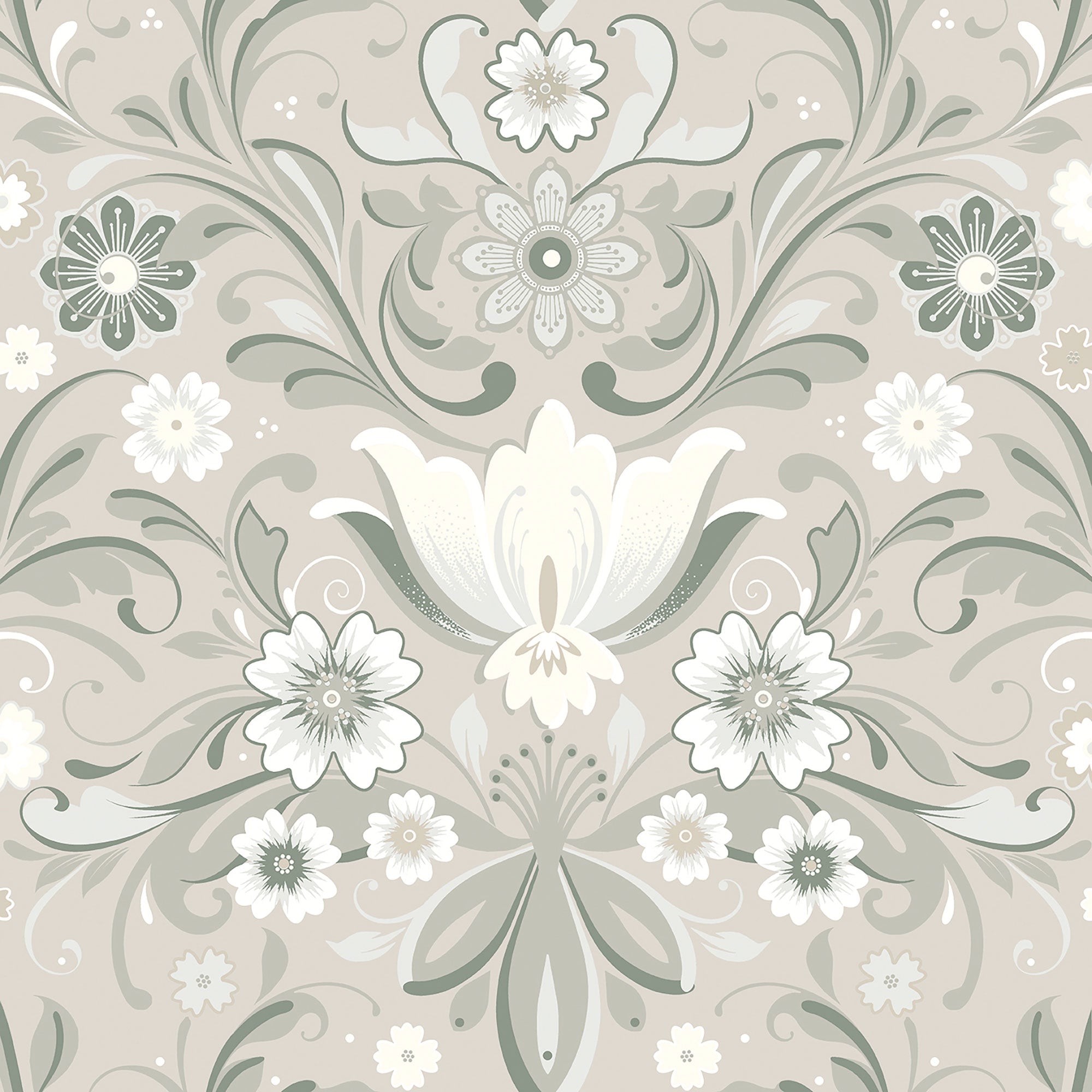 S24112 Ostanskar Sommarang 2 Beige Wallpaper By Galerie