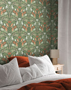 S24117 Varmdo Sommarang 2 Green Wallpaper By Galerie