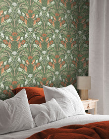 S24117 Varmdo Sommarang 2 Green Wallpaper By Galerie