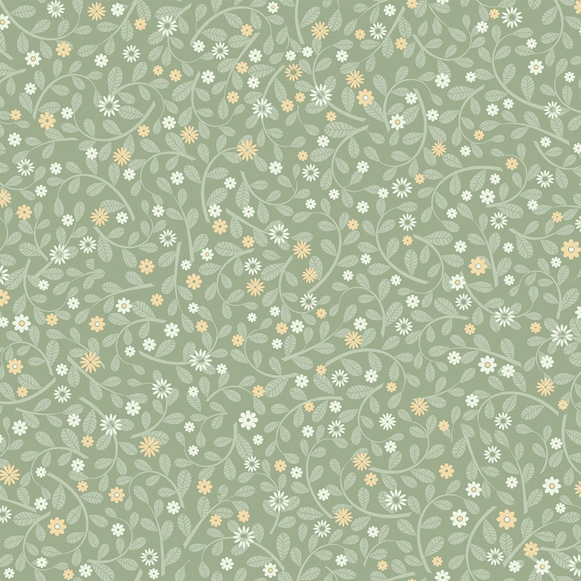 S24127 Hummelvik Sommarang 2 Green Wallpaper By Galerie