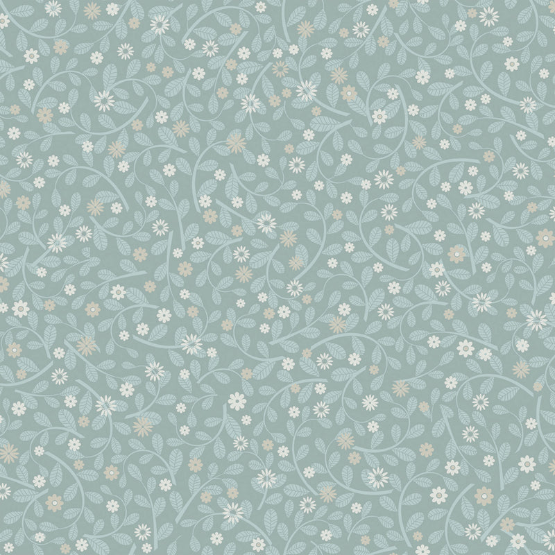 S24130 Hummelvik Sommarang 2 Blue Wallpaper By Galerie