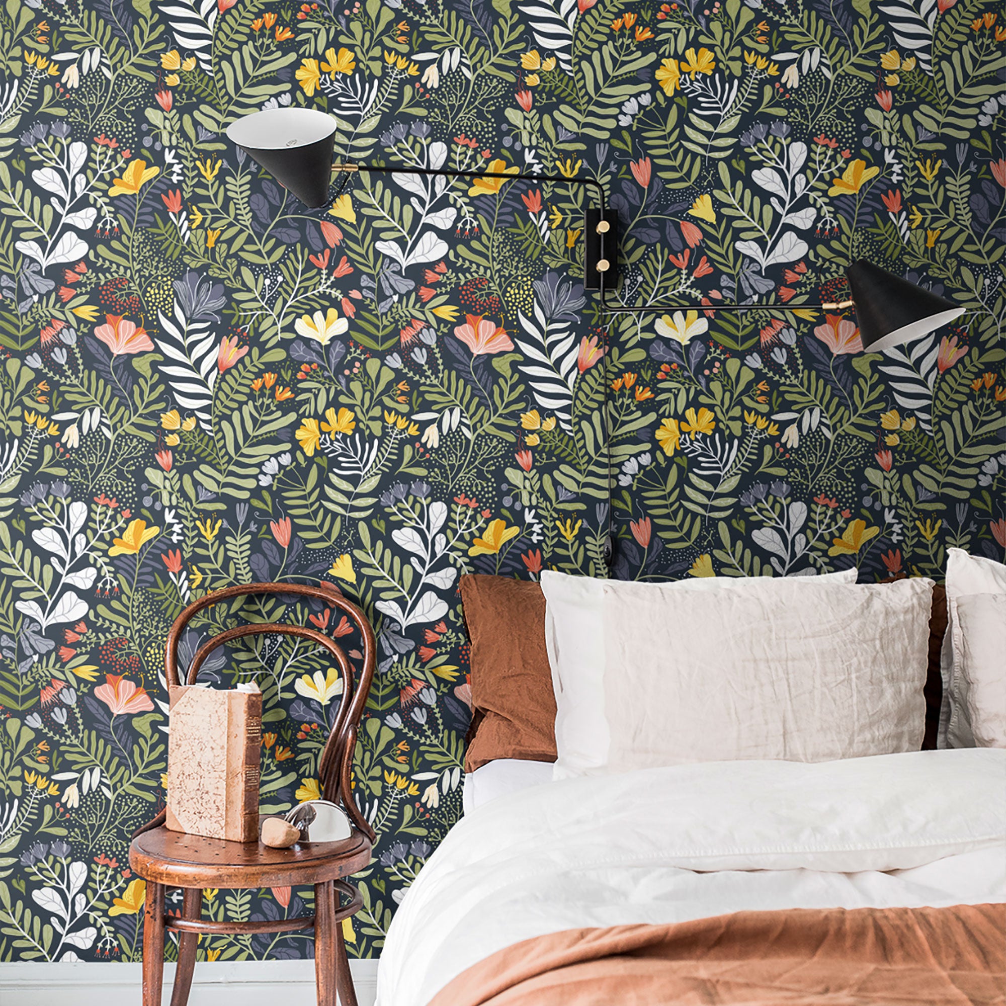 S55010 Brittsommar Sommarang Blue Wallpaper By Galerie