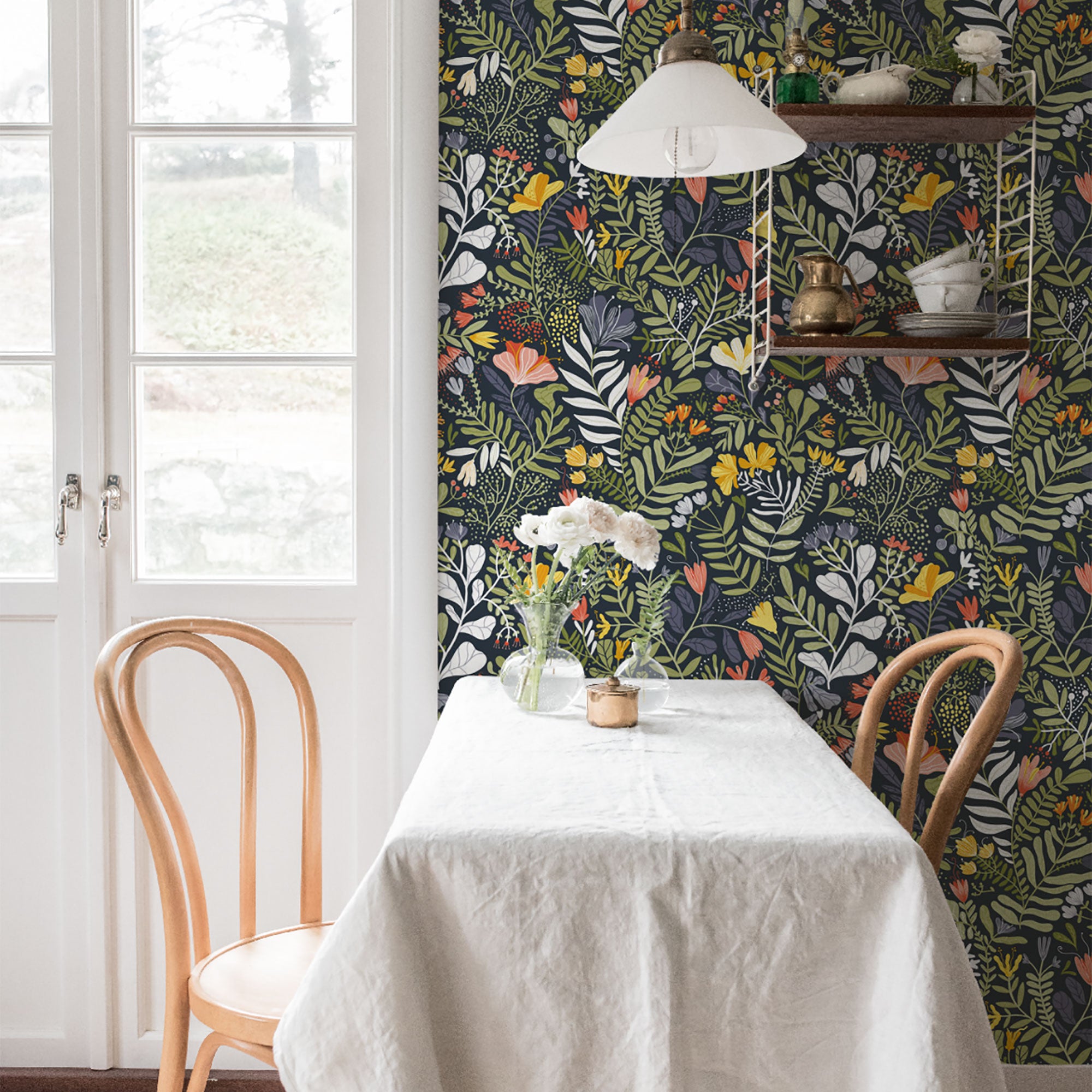 S55010 Brittsommar Sommarang Blue Wallpaper By Galerie