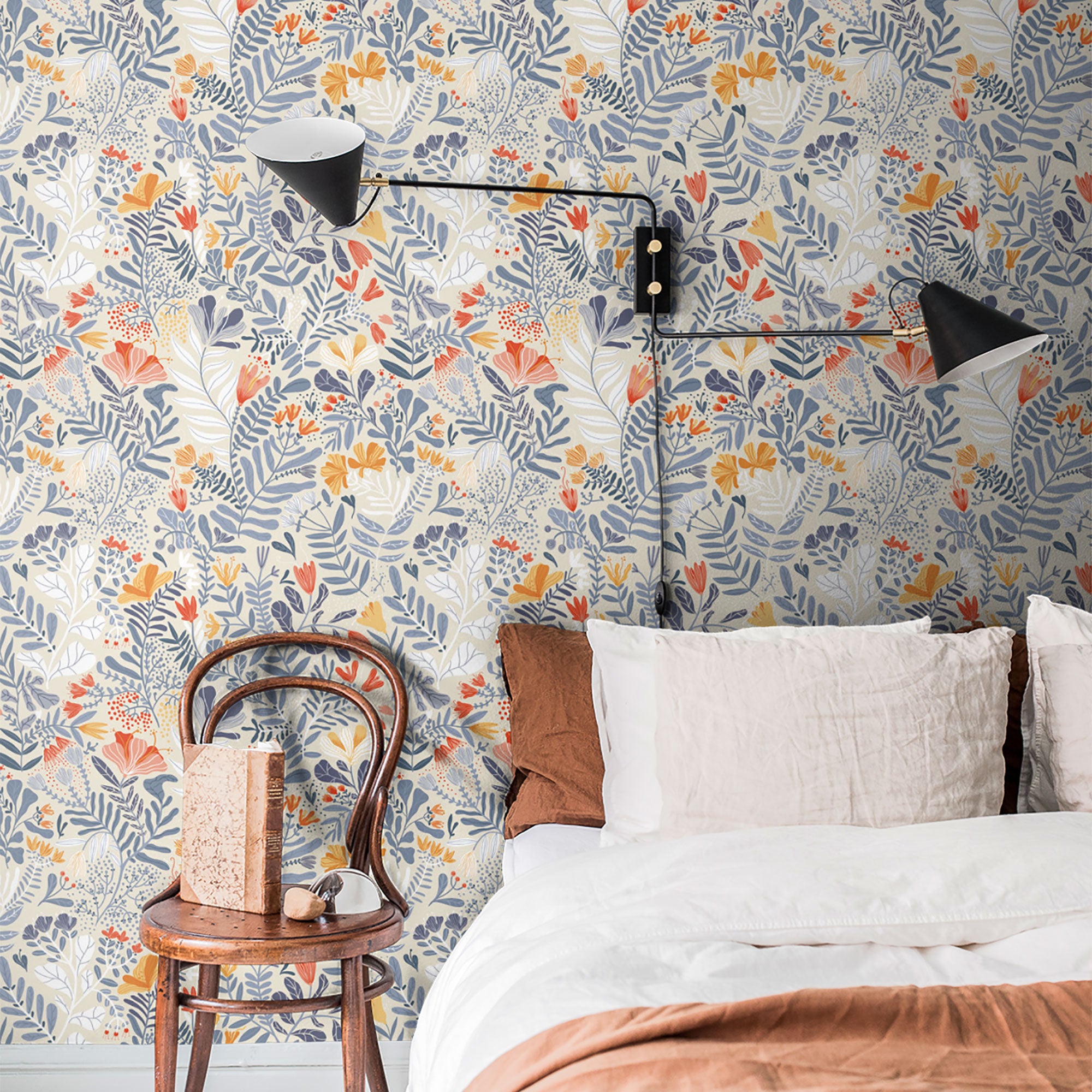 S55013 Brittsommar Sommarang Greige Wallpaper By Galerie