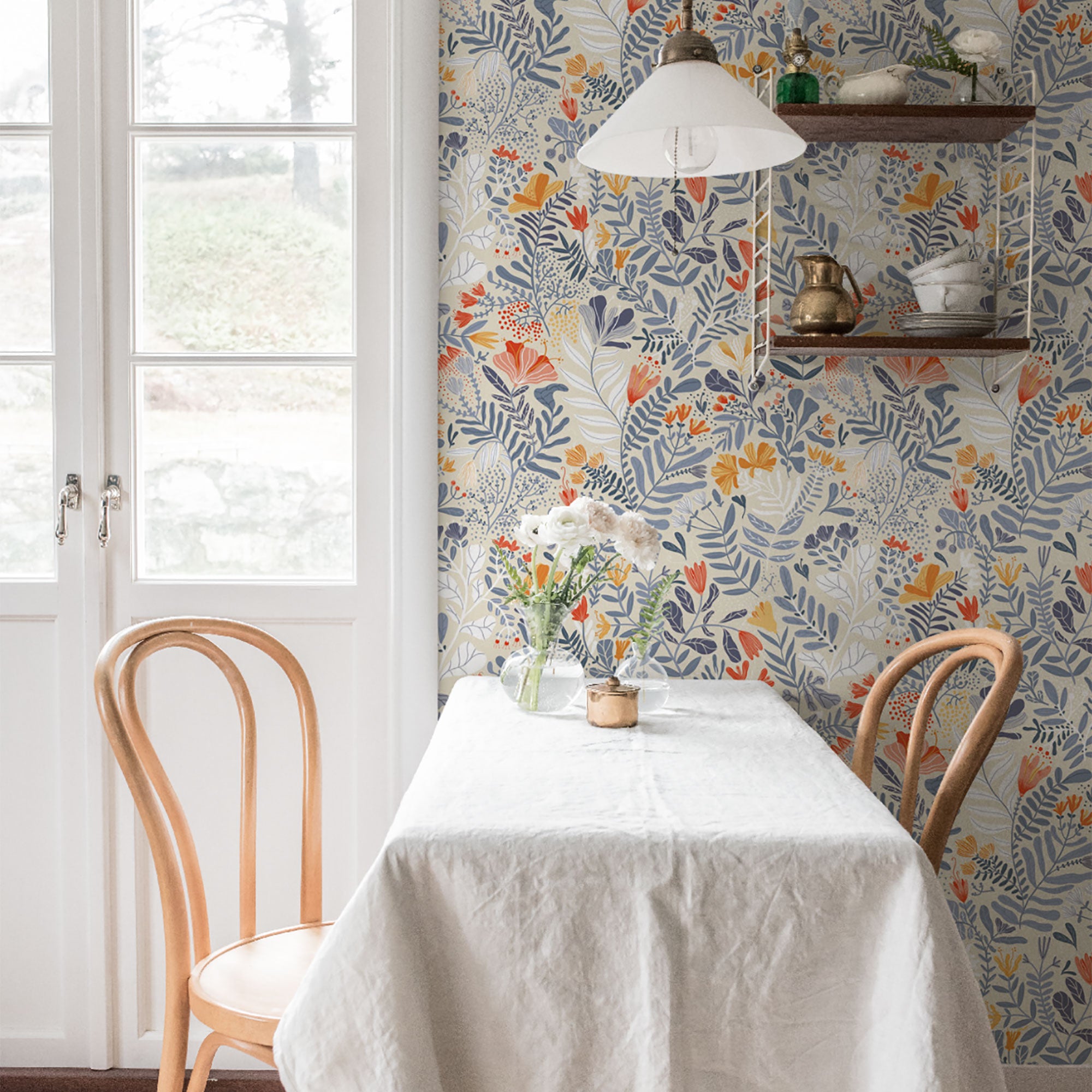 S55013 Brittsommar Sommarang Greige Wallpaper By Galerie