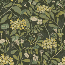 S55022 Hybbe Sommarang Dark Green Wallpaper By Galerie