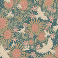 Dromma Sommarang 2 Dark Blue Wallpaper By Galerie