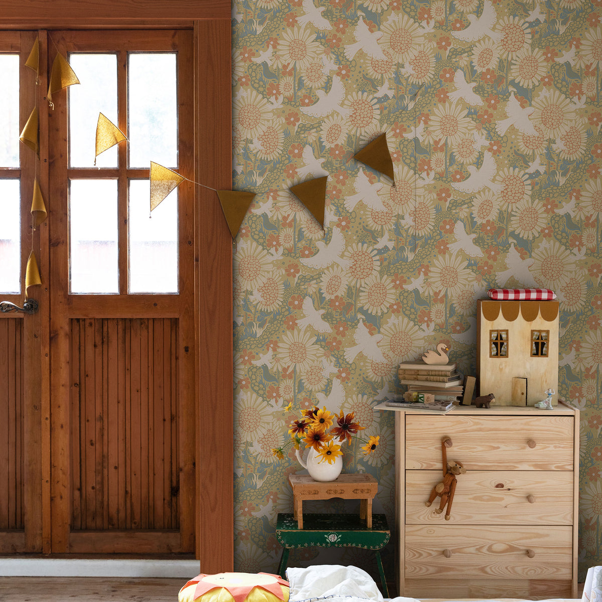 Dromma Sommarang 2 Yellow Wallpaper By Galerie