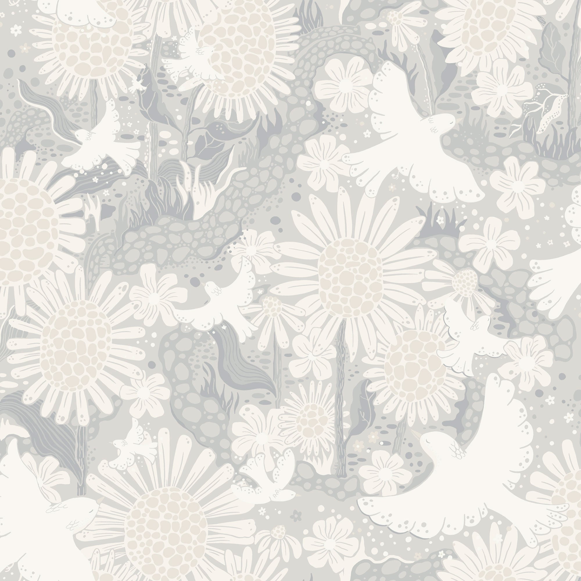 S63011 Dromma Sommarang 2 Grey Wallpaper By Galerie