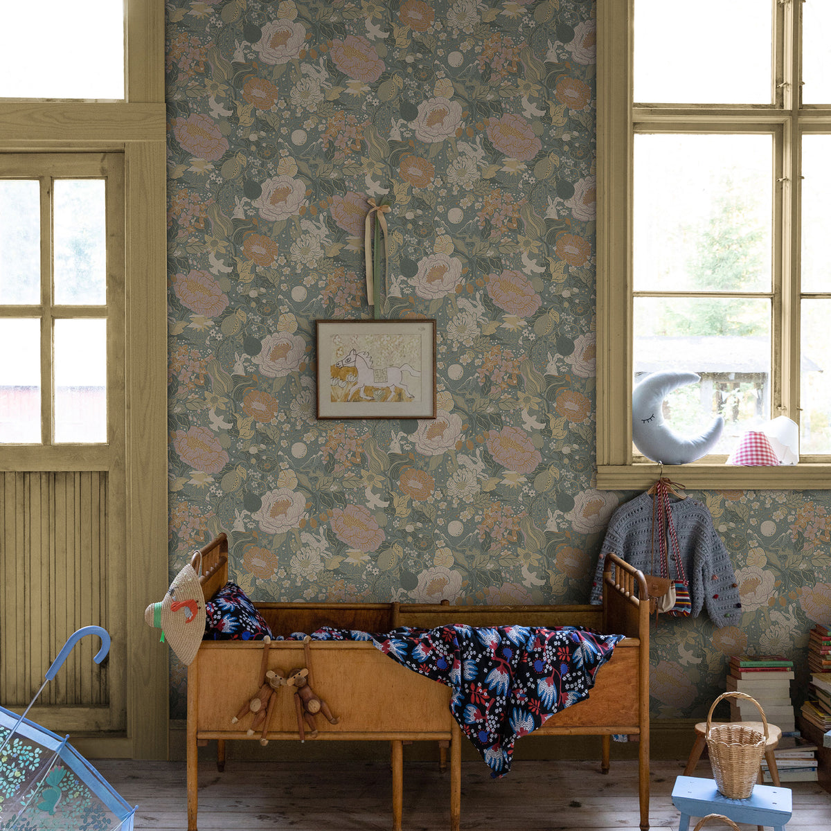 Vaxa Sommarang 2 Dark Grey Wallpaper By Galerie