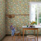 S63018 Midsommar Sommarang 2 Green Wallpaper By Galerie