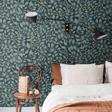 S65106 Kirke Sommarang Blue Wallpaper By Galerie