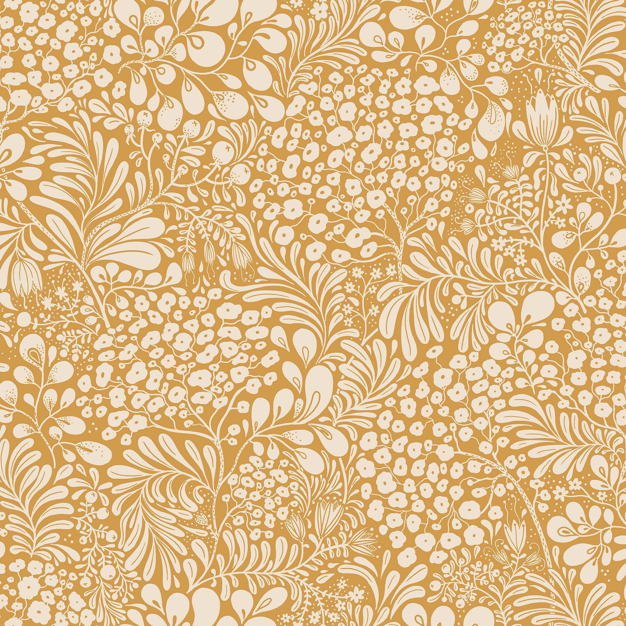 S65127 Siv Sommarang Ochre Wallpaper By Galerie