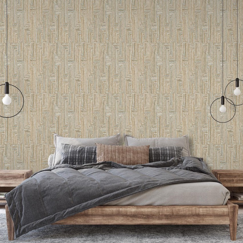 SA524015 Retro String Motif by Wallpaper by Design ID
