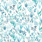 Saana Teal European Summer Wallpaper by Voyage Maison | SAANA/WPO/TEA
