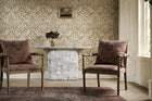 SAF0537-01 Brantwood Wool Madder / Jodphur Blue Highgrove by Sanderson Wools Fabric