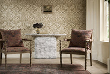 SAF0537-01 Brantwood Wool Madder / Jodphur Blue Highgrove by Sanderson Wools Fabric