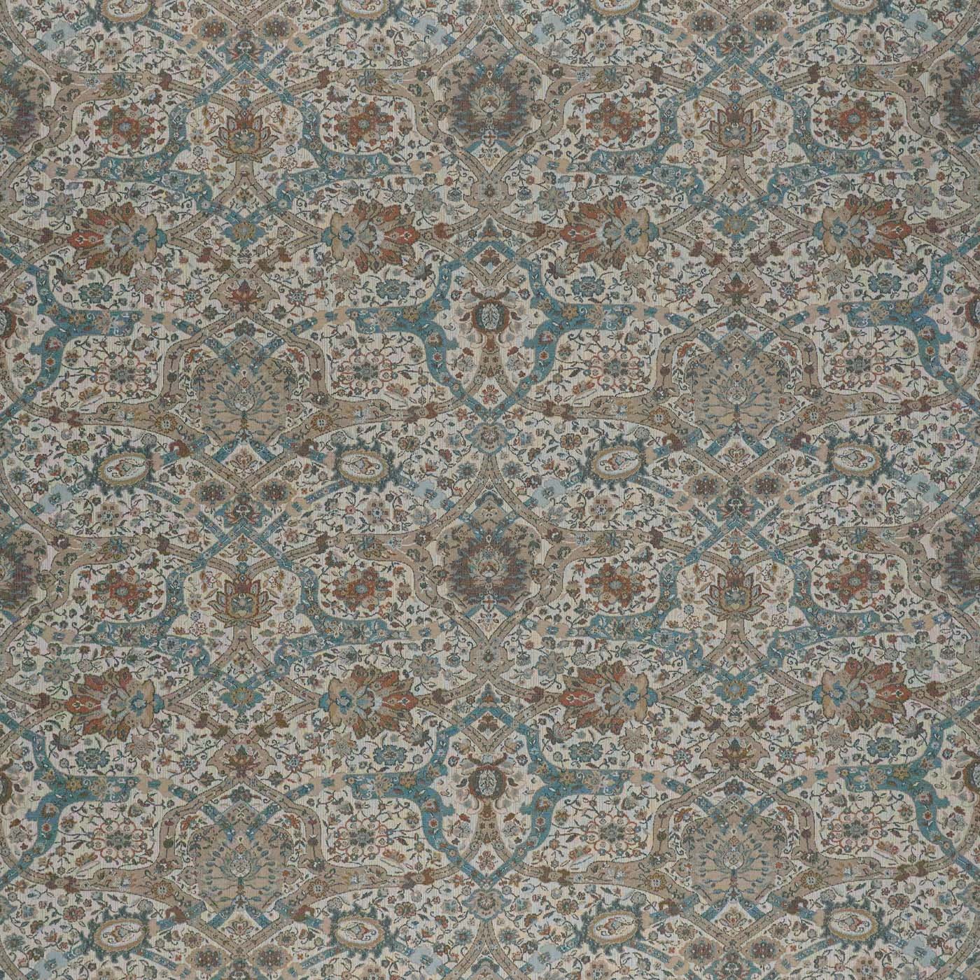 SAF0537-02 Brantwood Wool Stone / Mineral Blue Highgrove by Sanderson Wools Fabric