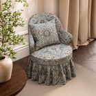 SAF0537-02 Brantwood Wool Stone / Mineral Blue Highgrove by Sanderson Wools Fabric