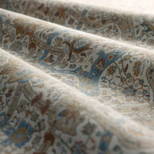 SAF0537-02 Brantwood Wool Stone / Mineral Blue Highgrove by Sanderson Wools Fabric