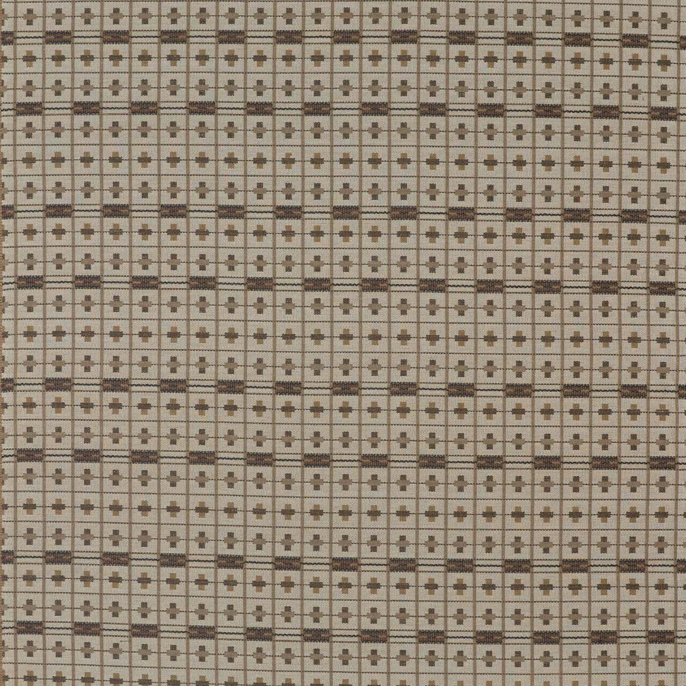 SAF0538-01 Cotswold Check Linen / Muntjac Highgrove by Sanderson Wools Fabric