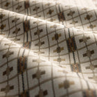 SAF0538-01 Cotswold Check Linen / Muntjac Highgrove by Sanderson Wools Fabric