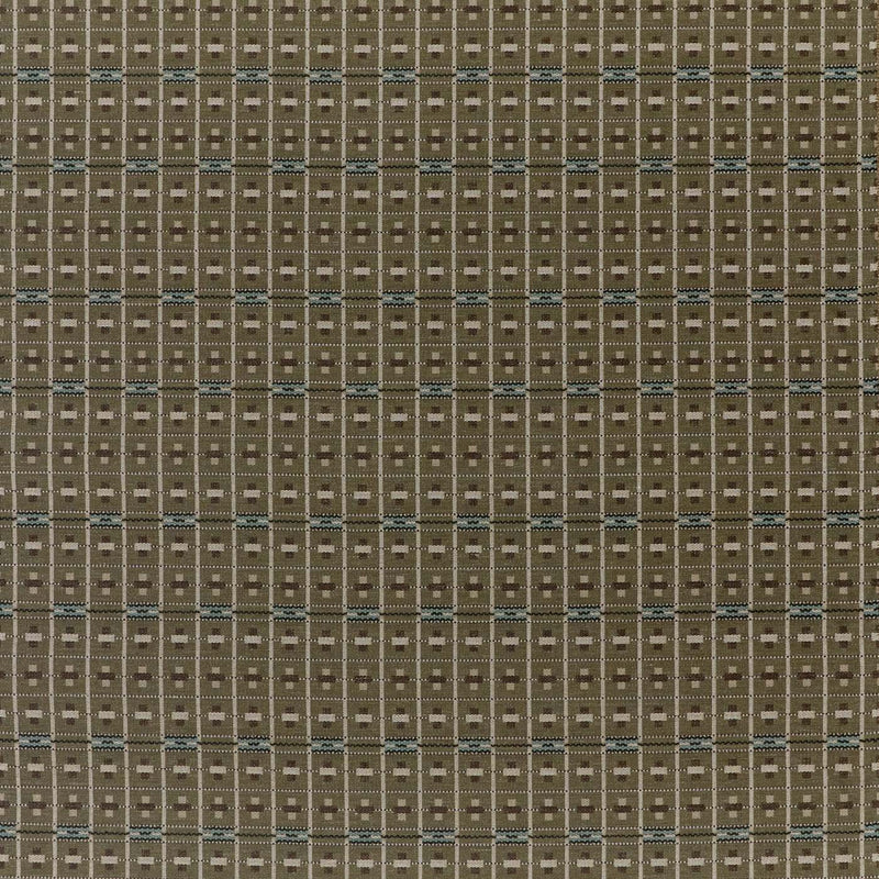 SAF0538-02 Cotswold Check Moss / Mineral Highgrove by Sanderson Wools Fabric