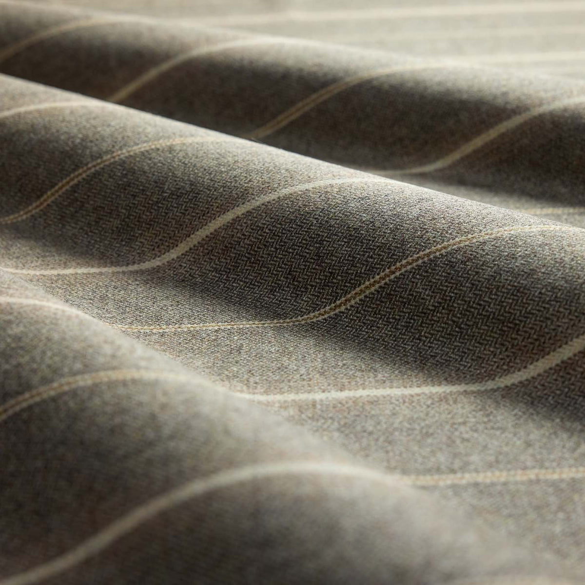SAF0539-03 Eldridge Herringbone Walnut Highgrove by Sanderson Wools Fabric