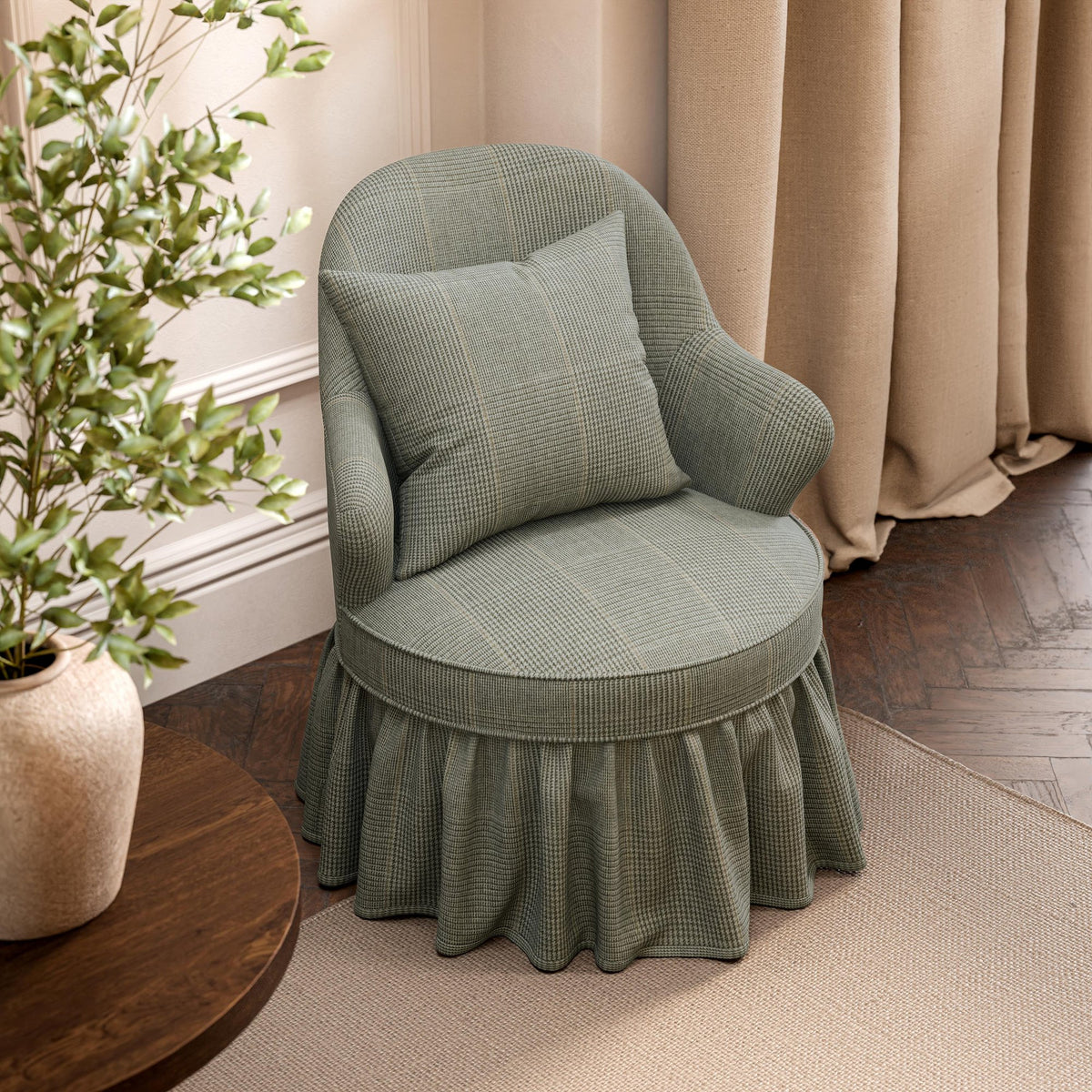SAF0540-03 Hareford Wool Lichen Highgrove by Sanderson Wools Fabric